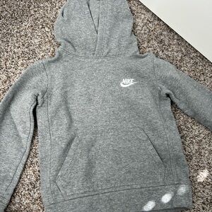 Nike Kids Heather Gray Hoodie